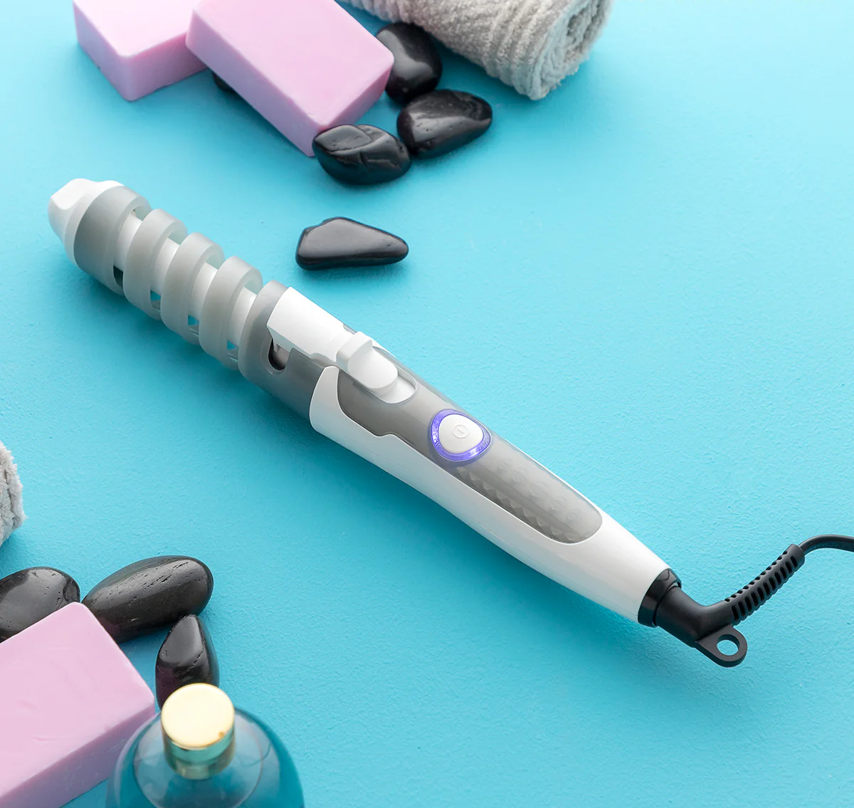 Keramická špirálová kulma na vlasy